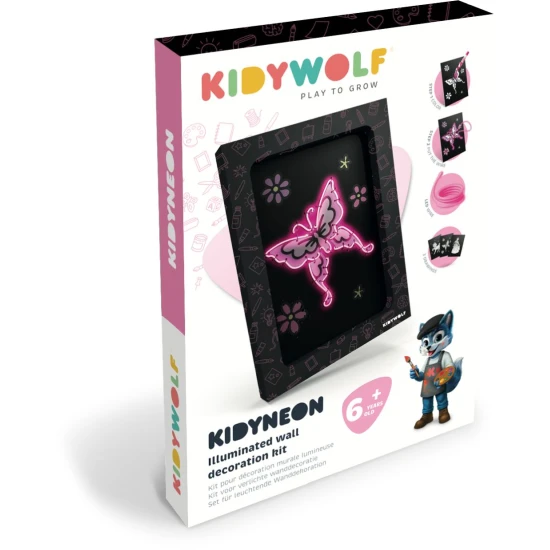 Kreatívna sada Kidywolf Kidyneon Pink