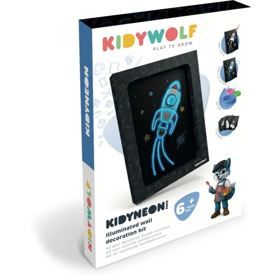 Kreatívna sada Kidywolf Kidyneon Blue