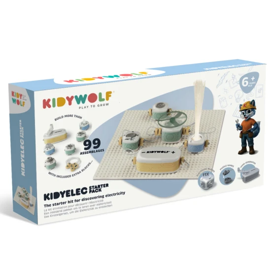 Môj prvý elektrický set KIDYELEC STARTER: Objavujte elektriku hravou formou!