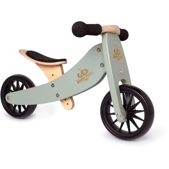 Trojkolka sa ľahko zmení na dvojkolesový balančný bicykel.