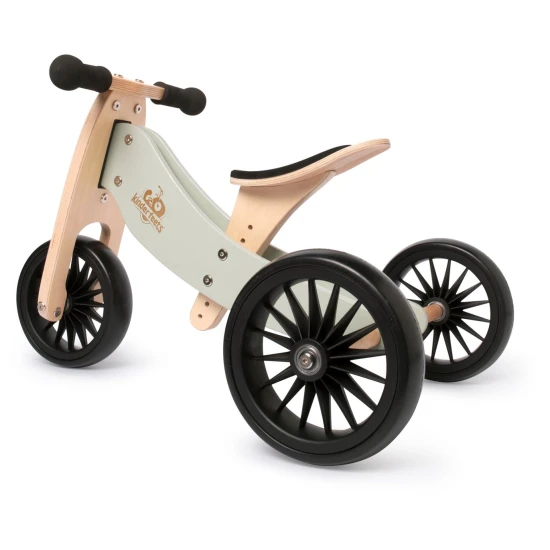 Trojkolka sa ľahko zmení na dvojkolesový balančný bicykel.