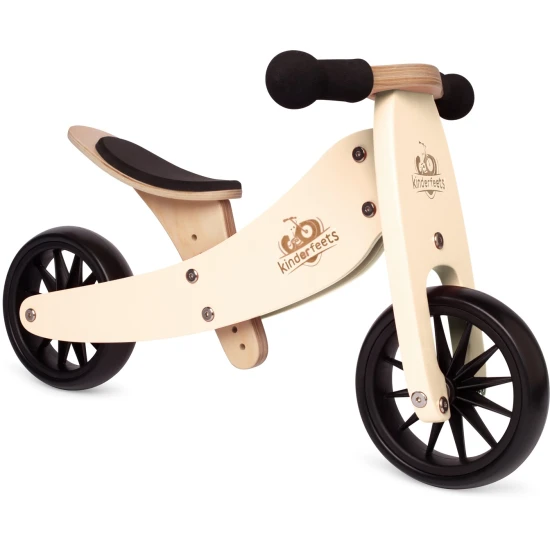 Odrážadlo sa zmení z trojkolky na 2-kolesový balančný bicykel.