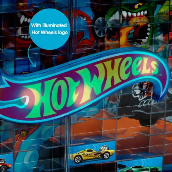Hot Wheels zberateľská vitrína s osvetlením – Klein 232408