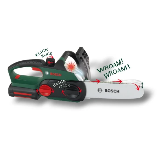Bosch motorová píla so zvukmi a svetlom Bosch motorová píla so zvukmi a svetlom – Klein 238399