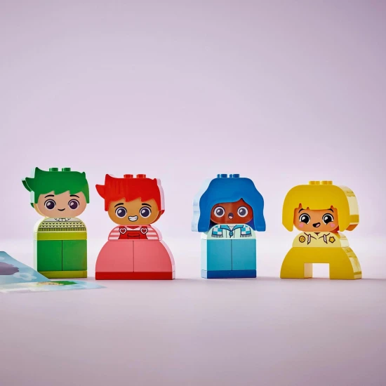 Hračka LEGO® DUPLO® Moje Prvé Pocity a Emócie pre batoľatá s meniteľnými výrazmi tváre