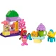 LEGO DUPLO stavebnica s Ariel a Šupinkou pri hravom stánku s kávou.