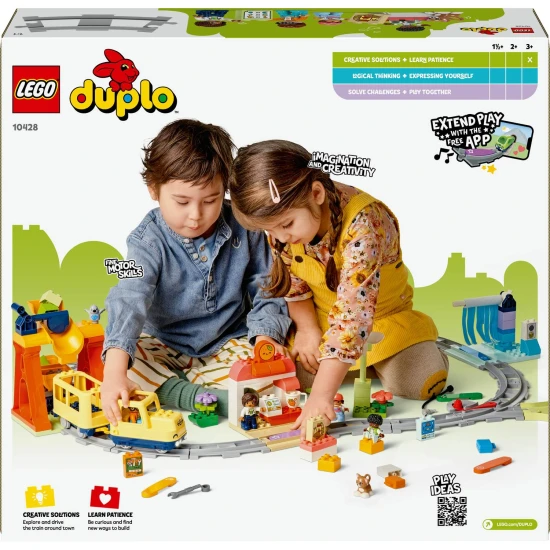 LEGO DUPLO Veľký interaktívny komunitný vláčik s postavičkami a akčnými kockami