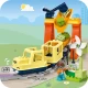 LEGO DUPLO Veľký interaktívny komunitný vláčik s postavičkami a akčnými kockami