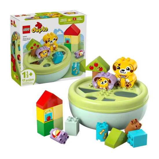 LEGO DUPLO: Vzdelávacia stavebnica s roztomilými psíkmi