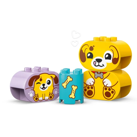 LEGO DUPLO: Vzdelávacia stavebnica s roztomilými psíkmi