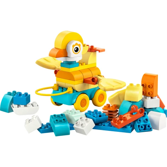 LEGO DUPLO 3 v 1 Zvieratká na kolieskach 10448 – kačka, ryba a psík stavebnica pre deti