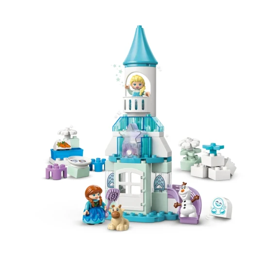 LEGO DUPLO Ľadové kráľovstvo – Anna, Elsa a čarovná oslava na hrade