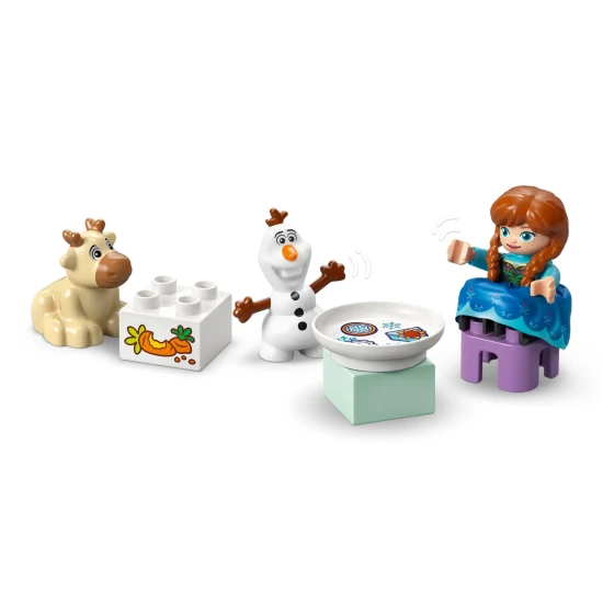 LEGO DUPLO Ľadové kráľovstvo – Anna, Elsa a čarovná oslava na hrade