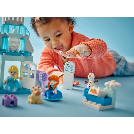 LEGO DUPLO Ľadové kráľovstvo – Anna, Elsa a čarovná oslava na hrade