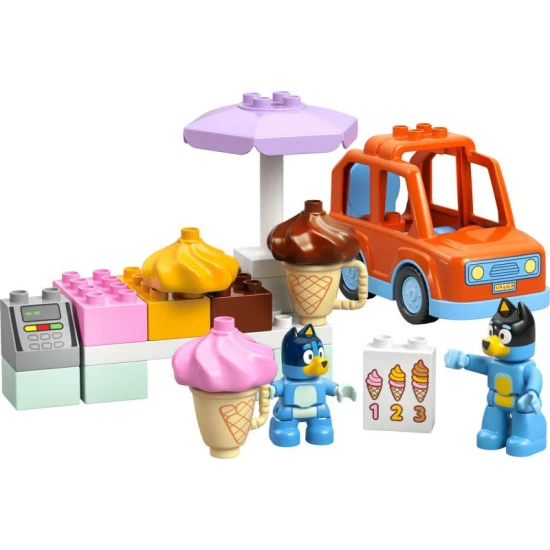 LEGO DUPLO Bluey a výlet na zmrzlinu – zábava pre najmenších!