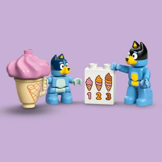 LEGO DUPLO Bluey a výlet na zmrzlinu – zábava pre najmenších!