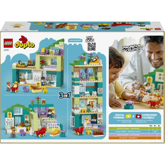 LEGO DUPLO 10470 Moderný rodinný dom 3 v 1 s figúrkami