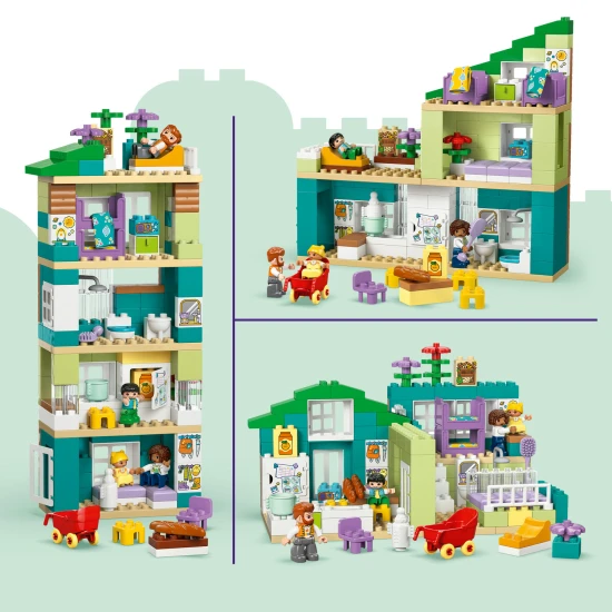 LEGO DUPLO 10470 Moderný rodinný dom 3 v 1 s figúrkami