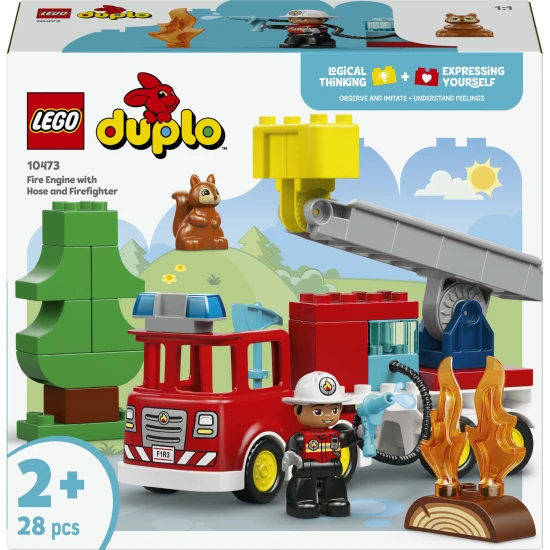 LEGO DUPLO 10473 Hasičské auto s hadicou a hasičom