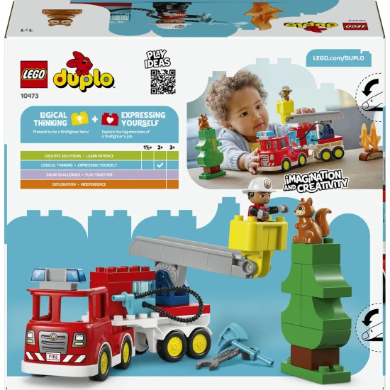 LEGO DUPLO 10473 Hasičské auto s hadicou a hasičom
