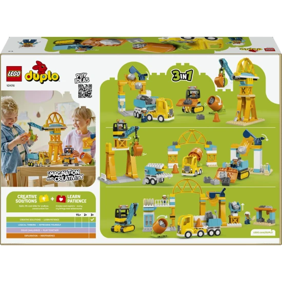 LEGO DUPLO 10476 Stavenisko a vozidlá 3 v 1