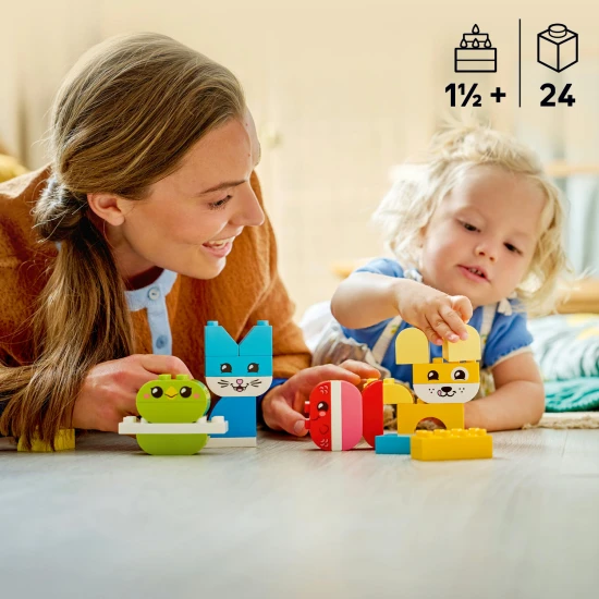 LEGO DUPLO 10477 Kreatívni roztomilí maznáčikovia 3 v 1