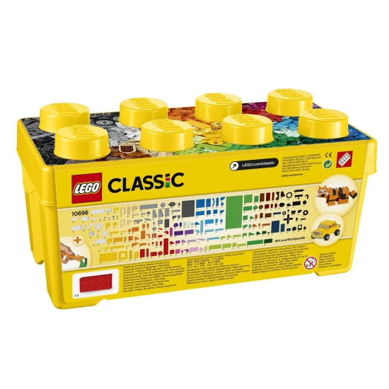 LEGO Classic Stredný kreatívny box s farebnými kockami a doplnkami