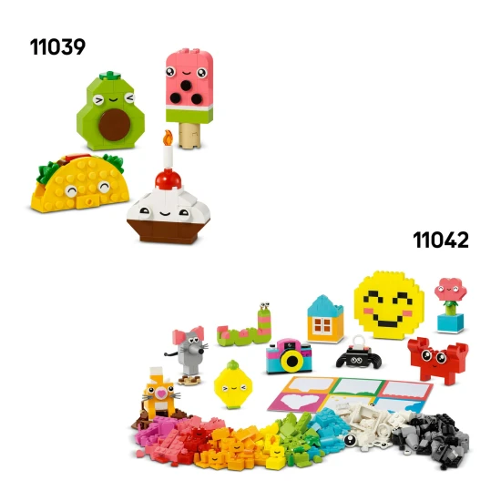 Kreatívna LEGO Classic stavebnica s priesvitnými kockami pre nekonečné možnosti stavania.