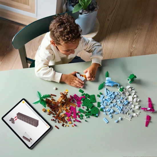 LEGO CLASSIC Kreatívne dinosaury – farebné stavebnice pre tvorbu prehistorických tvorov