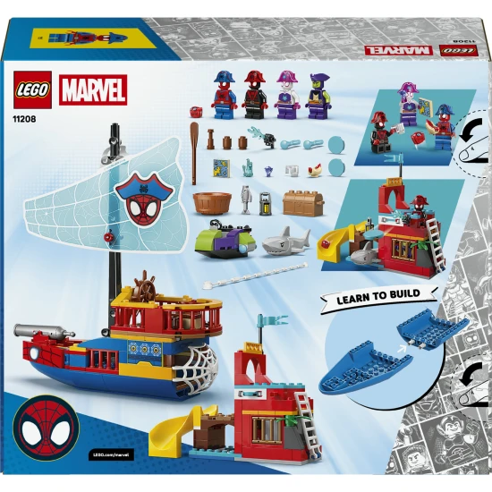 LEGO Marvel 11208 Pirátska loď Spideyho tímu