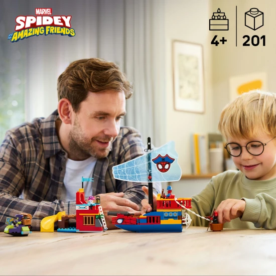 LEGO Marvel 11208 Pirátska loď Spideyho tímu