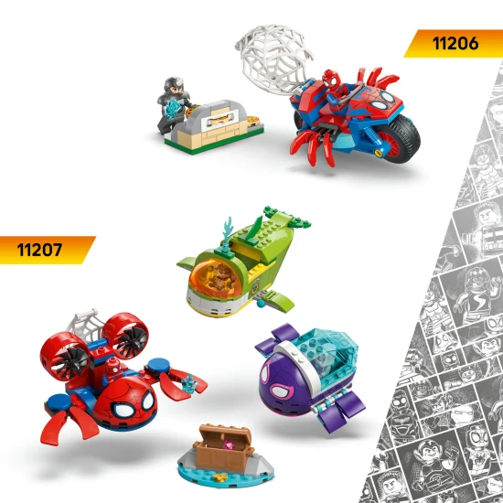 LEGO Marvel 11208 Pirátska loď Spideyho tímu