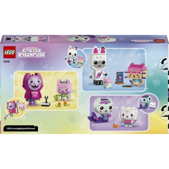 LEGO Gabby's Dollhouse 11215 Gabi a jej mačací kamaráti z kociek