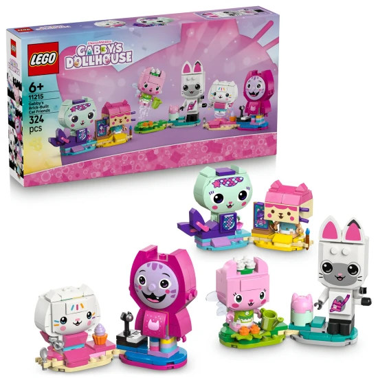 LEGO Gabby's Dollhouse 11215 Gabi a jej mačací kamaráti z kociek