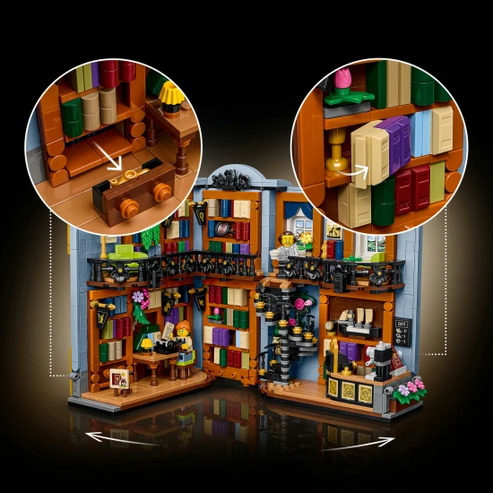 LEGO Icons 11379 Knižná zarážka Kníhkupectvo 2211379