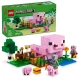 LEGO Minecraft Domček prasiatka 21268 – stavebnica pre deti so zvieratkami, piglinom a farmou