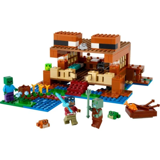 Žabí domček LEGO Minecraft: Kreatívna stavebnica pre fanúšikov hry