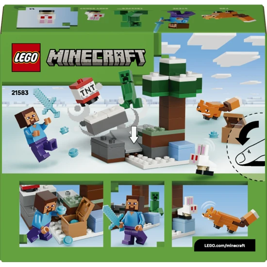 LEGO Minecraft 21583 Steve a dobrodružstvo v tajge