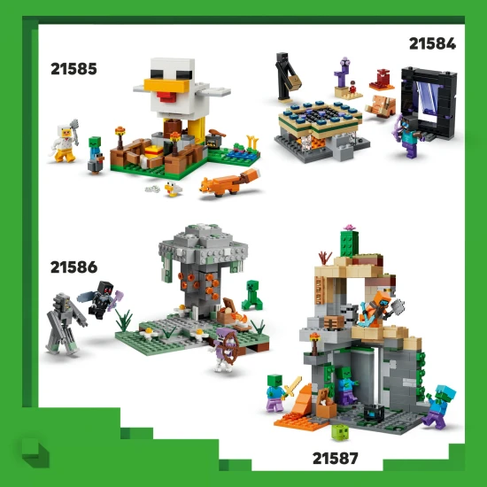 LEGO Minecraft 21583 Steve a dobrodružstvo v tajge