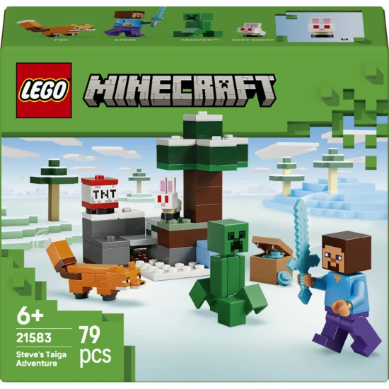 LEGO Minecraft 21583 Steve a dobrodružstvo v tajge