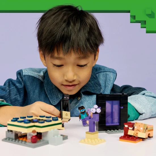 LEGO Minecraft 21584 Cesta portálom do Netheru a Endu