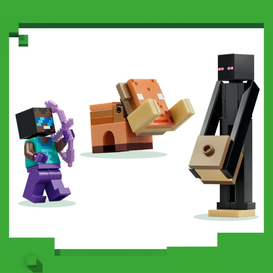 LEGO Minecraft 21584 Cesta portálom do Netheru a Endu