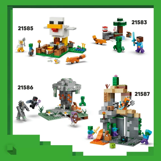 LEGO Minecraft 21584 Cesta portálom do Netheru a Endu