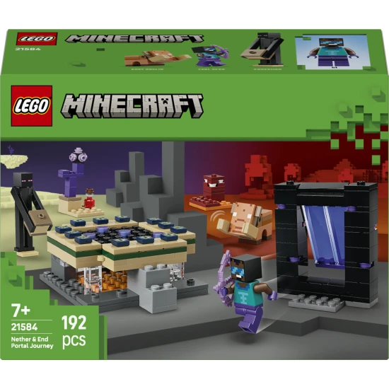 LEGO Minecraft 21584 Cesta portálom do Netheru a Endu