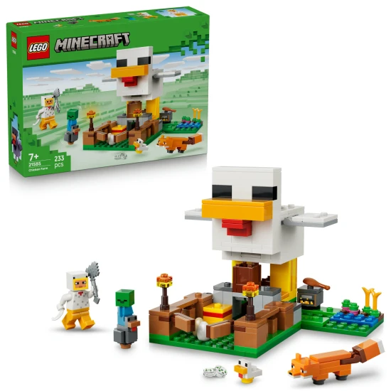 LEGO Minecraft 21585 Slepačia farma LEGO Minecraft 21585 Slepačia farma