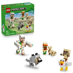 LEGO Minecraft 21592 Kurací džokej a útok v púšti