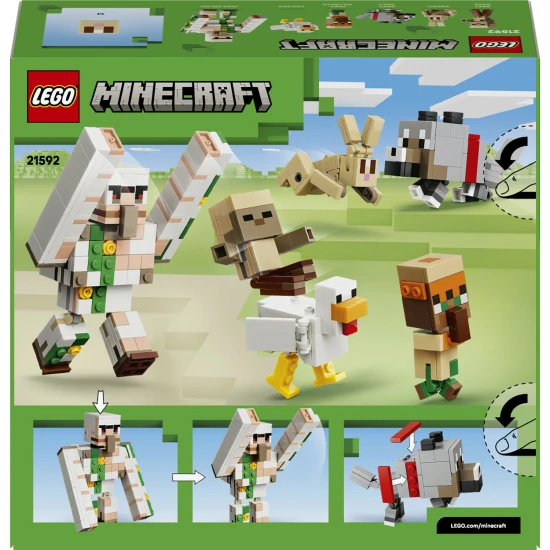 LEGO Minecraft 21592 Kurací džokej a útok v púšti