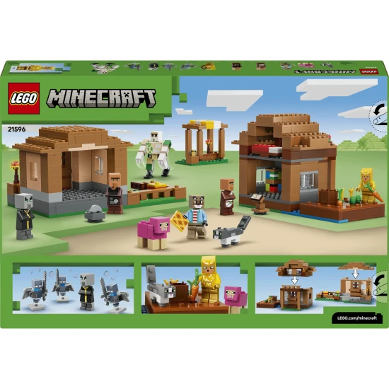 LEGO Minecraft 21596 Útok Mága na dedinu