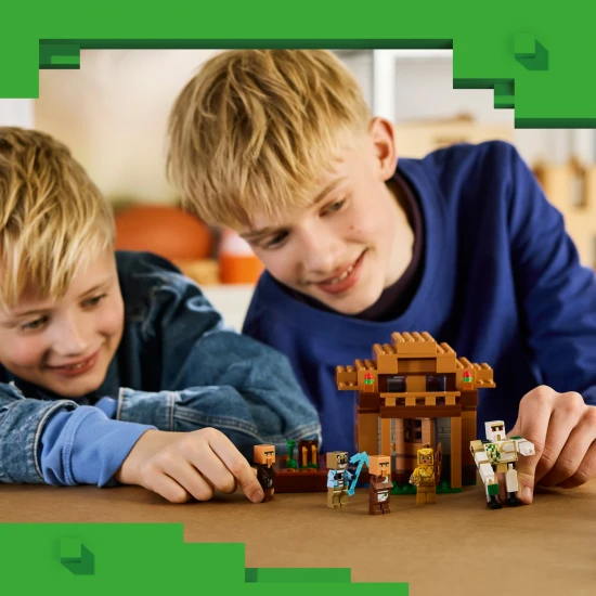 LEGO Minecraft 21596 Útok Mága na dedinu