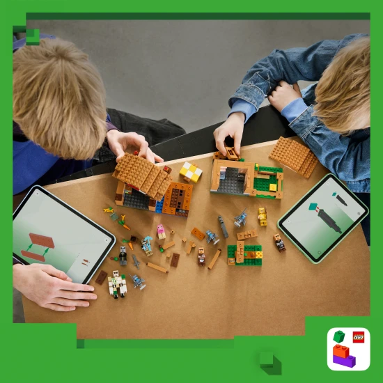 LEGO Minecraft 21596 Útok Mága na dedinu